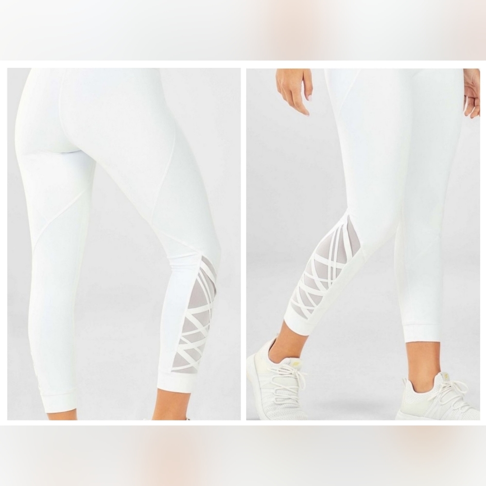 Fabletics dynamic high waisted lattice 7/8 size XL